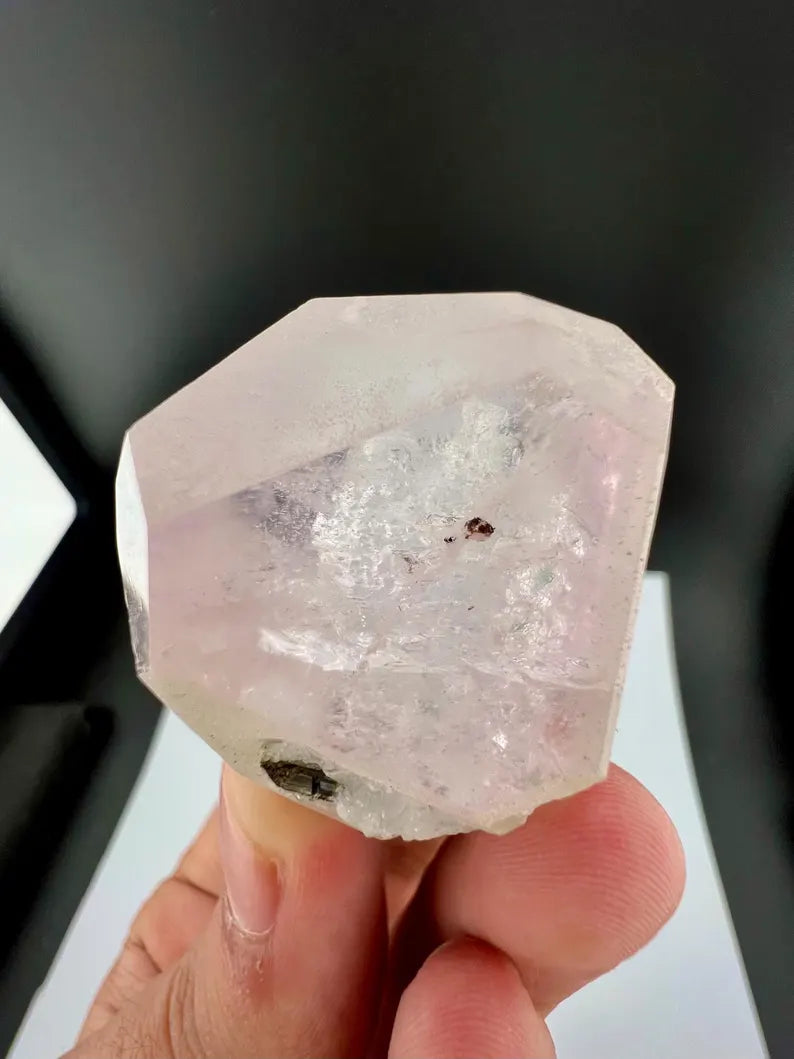 Bicolor AquaMorganite with Tourmaline from Afghanistan - 68 Grams