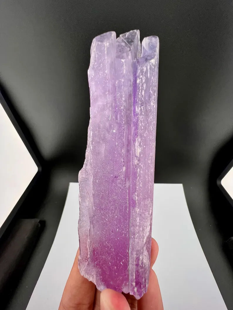 Pink Kunzite Crystal from Afghanistan - 262 Grams
