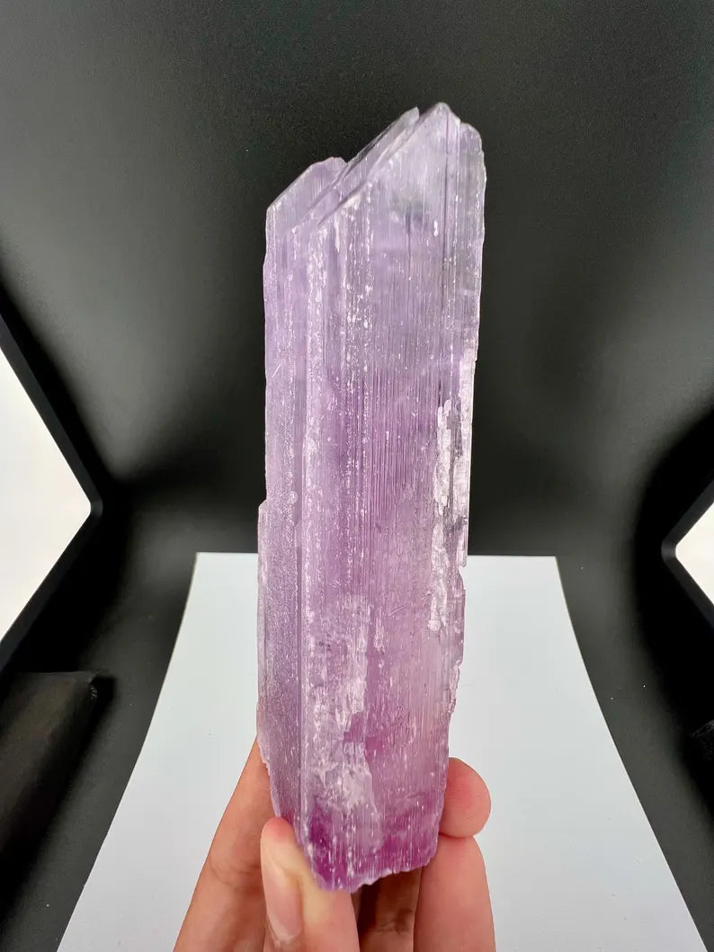 Pink Kunzite Crystal from Afghanistan - 262 Grams