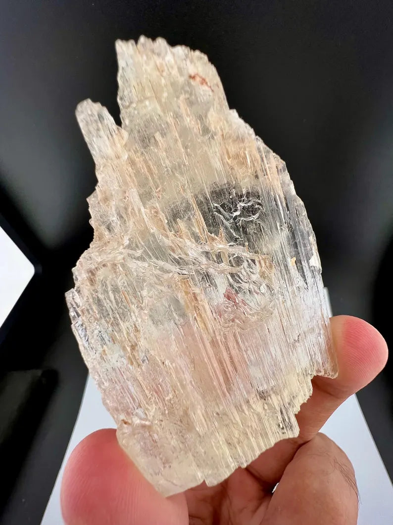 Yellow Triphane Kunzite Crystal from Afghanistan - 93 Grams