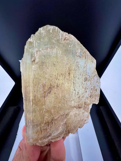 Yellow Triphane Kunzite Crystal from Afghanistan - 411 Grams