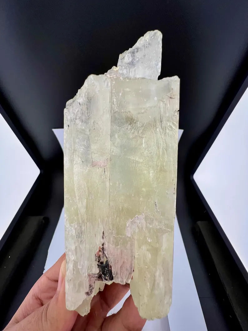 Yellow Triphane Kunzite Crystal from Afghanistan - 590 Grams