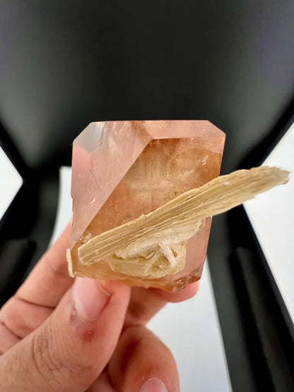 Golden Topaz Crystal with Mica from Pakistan - 55 Grams