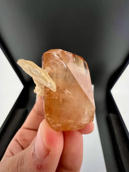 Golden Topaz Crystal with Mica from Pakistan - 55 Grams