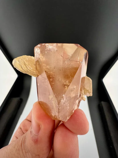 Golden Topaz Crystal with Mica from Pakistan - 55 Grams