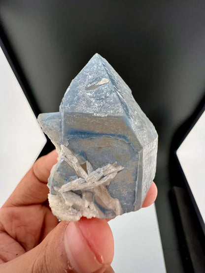 Indicolite Blue Quartz with Mica from Afghanistan - 65 Grams