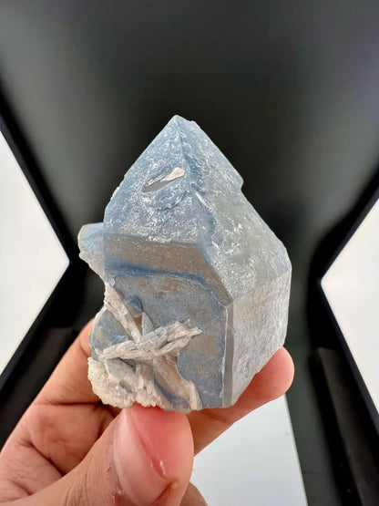 Indicolite Blue Quartz with Mica from Afghanistan - 65 Grams
