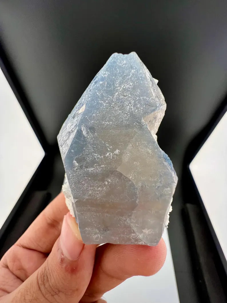 Indicolite Blue Quartz with Mica from Afghanistan - 65 Grams