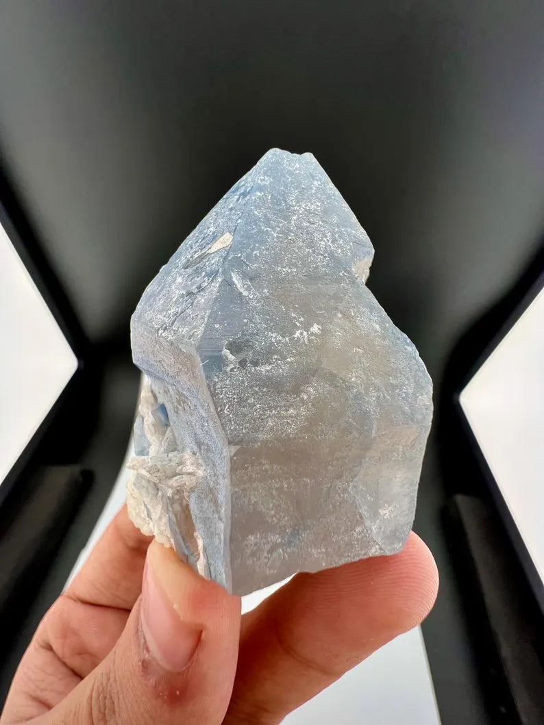 Indicolite Blue Quartz with Mica from Afghanistan - 65 Grams