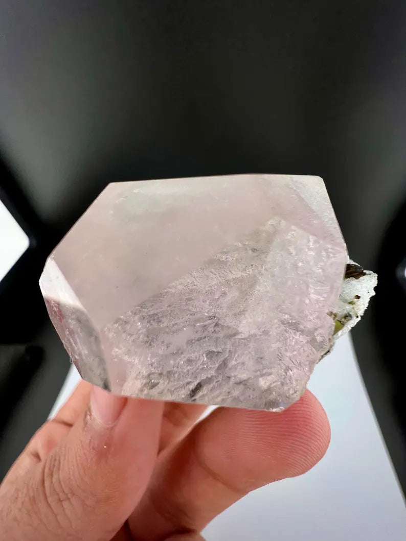 Pink Morganite with Tourmaline and Apatite from Afghanistan - 60 Grams