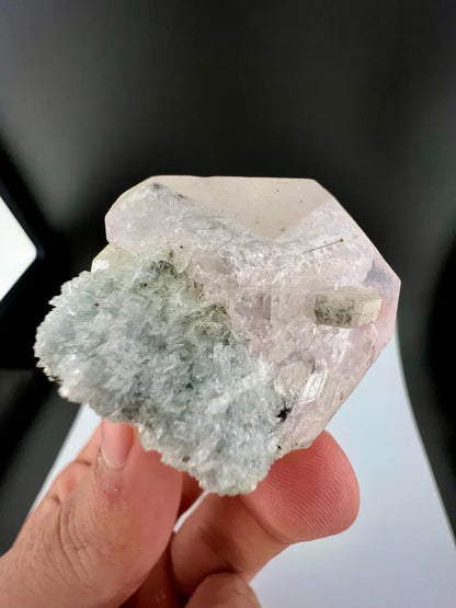Pink Morganite with Tourmaline and Apatite from Afghanistan - 60 Grams