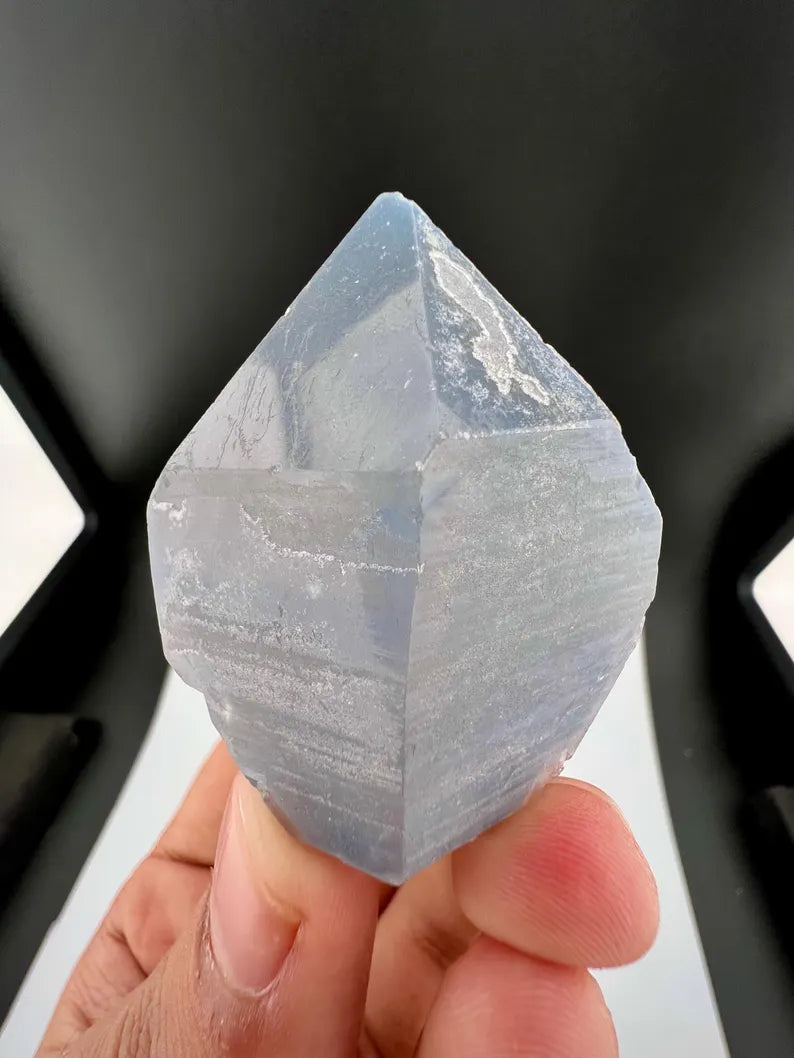 Indicolite Blue Quartz Crystal from Afghanistan - 54 Grams