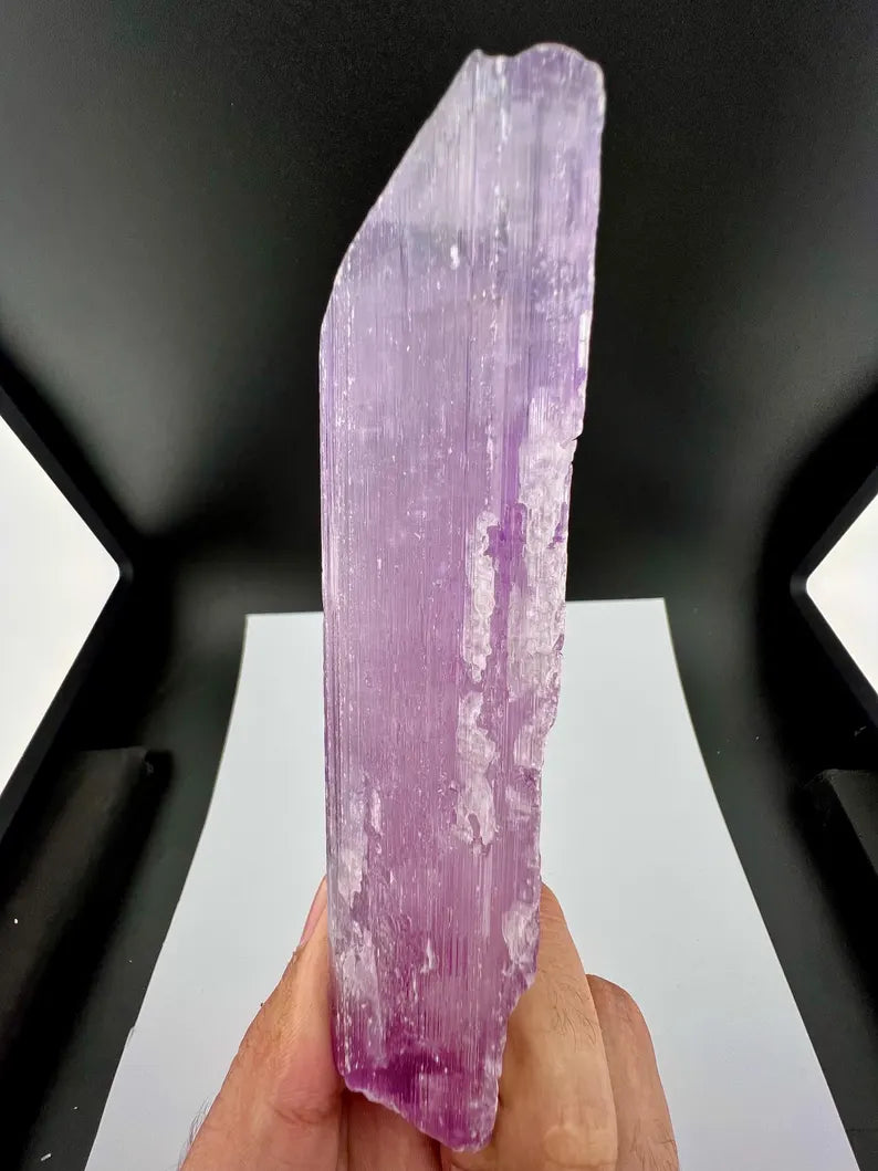 Pink Kunzite Crystal from Afghanistan - 262 Grams