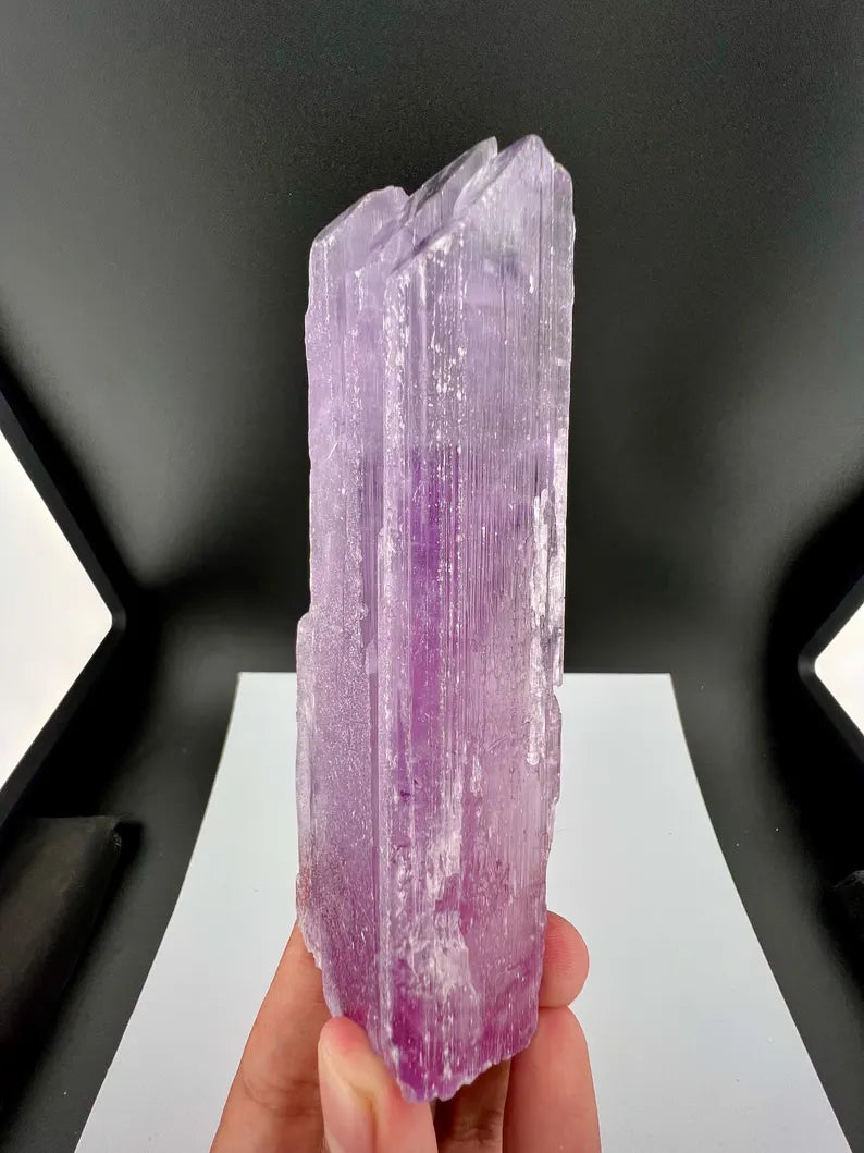 Pink Kunzite Crystal from Afghanistan - 262 Grams
