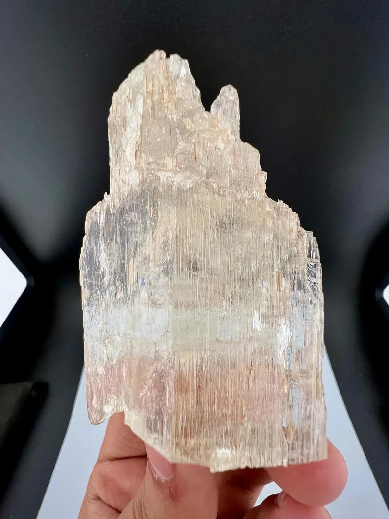 Yellow Triphane Kunzite Crystal from Afghanistan - 93 Grams