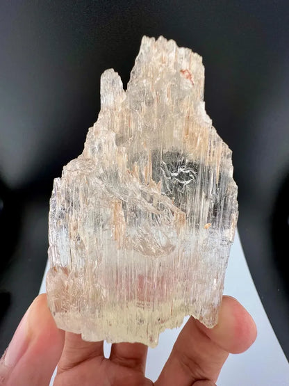 Yellow Triphane Kunzite Crystal from Afghanistan - 93 Grams