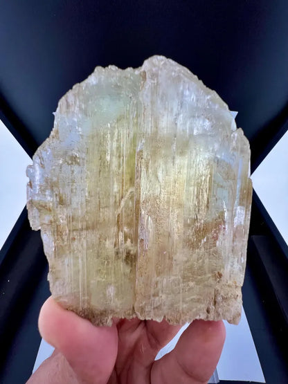 Yellow Triphane Kunzite Crystal from Afghanistan - 411 Grams