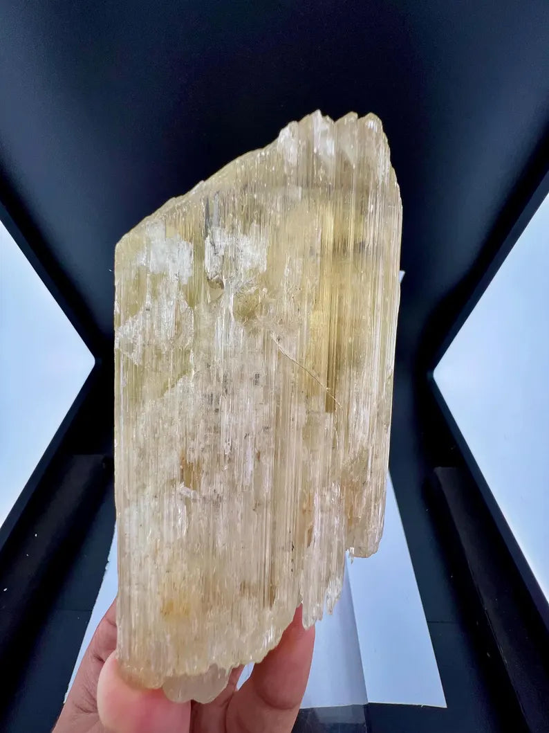 Yellow Triphane Kunzite Crystal from Afghanistan - 668 Grams
