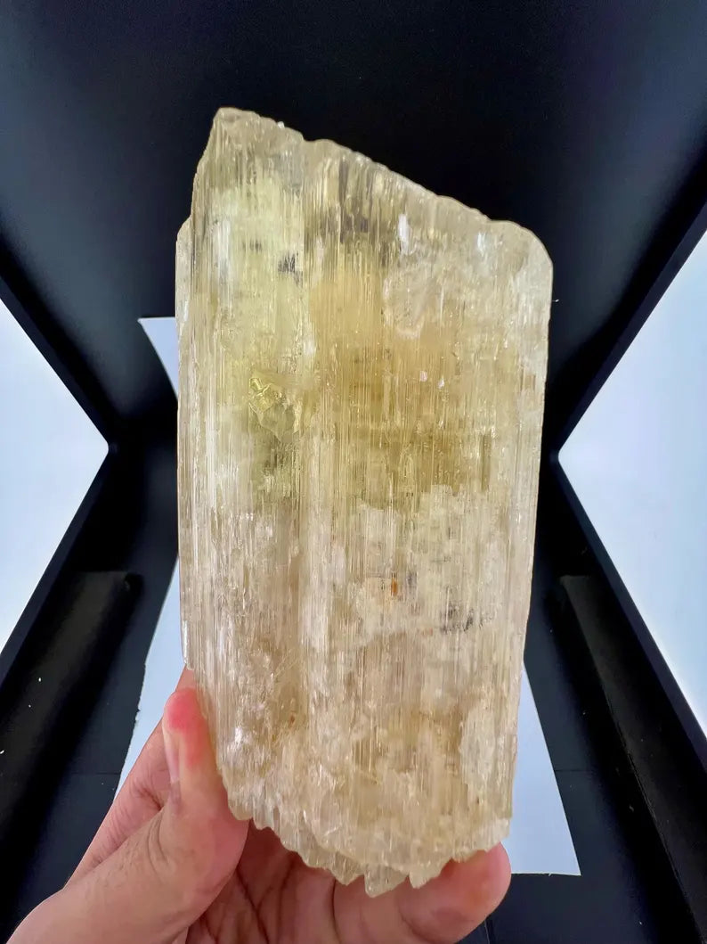 Yellow Triphane Kunzite Crystal from Afghanistan - 668 Grams