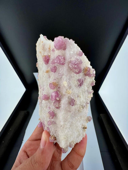 Fluorescent Pink Spinel Crystals on Matrix from Afghanistan - 824 Grams