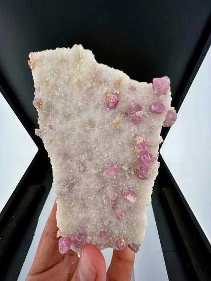 Fluorescent Pink Spinel Crystals on Matrix from Afghanistan - 824 Grams