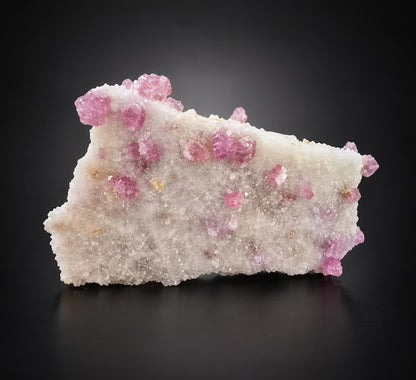 Fluorescent Pink Spinel Crystals on Matrix from Afghanistan - 824 Grams