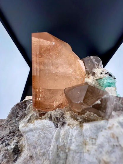 Topaz with Fluorite and Smoky Quartz from Skardu, Pakistan - 1444 Grams