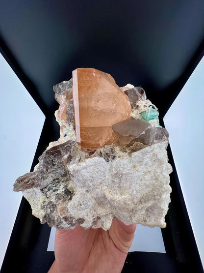Topaz with Fluorite and Smoky Quartz from Skardu, Pakistan - 1444 Grams