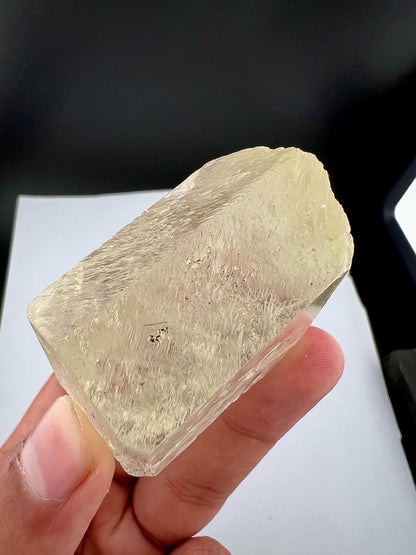 Yellow Triphane Kunzite Crystal from Afghanistan - 96 Grams