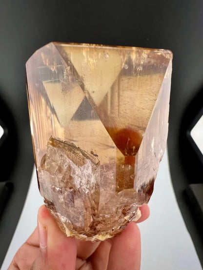 Golden Topaz Crystal from Skardu, Pakistan - 359 Grams