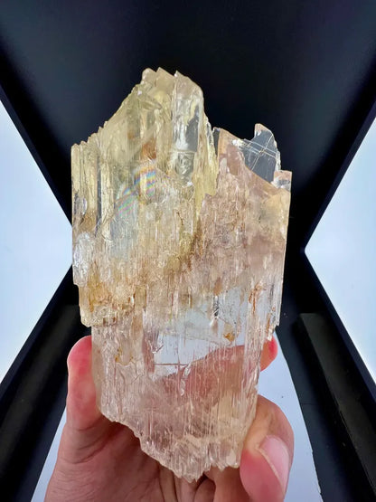 Yellow Triphane Kunzite Crystal from Afghanistan - 550 Grams