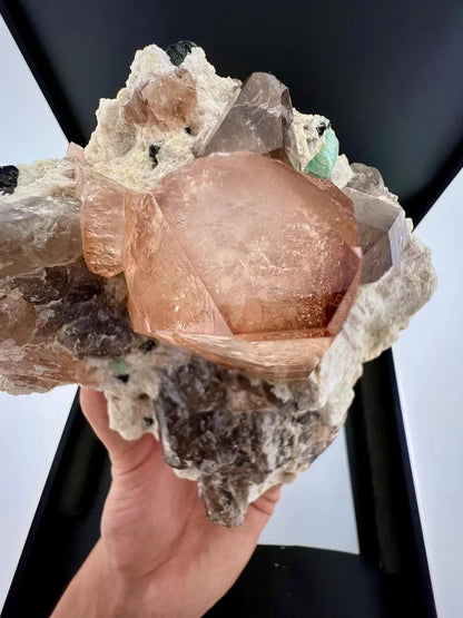 Topaz with Fluorite and Smoky Quartz from Skardu, Pakistan - 1444 Grams