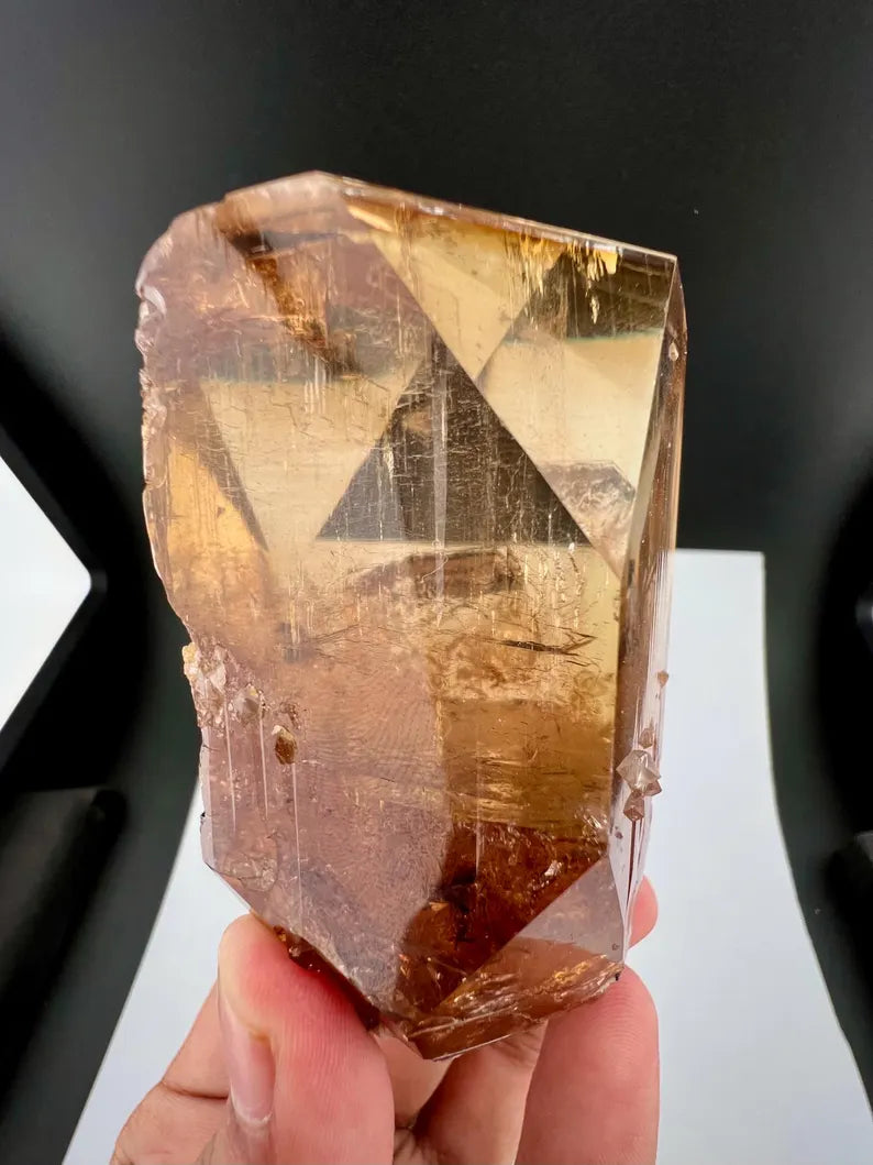 Golden Topaz Crystal from Skardu, Pakistan - 359 Grams