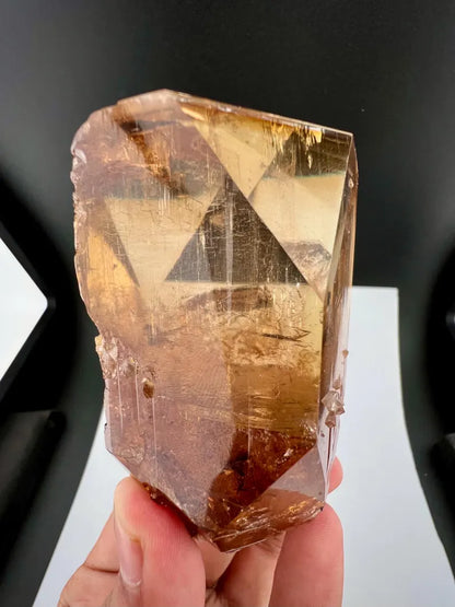 Golden Topaz Crystal from Skardu, Pakistan - 359 Grams