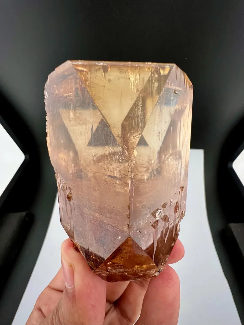 Golden Topaz Crystal from Skardu, Pakistan - 359 Grams