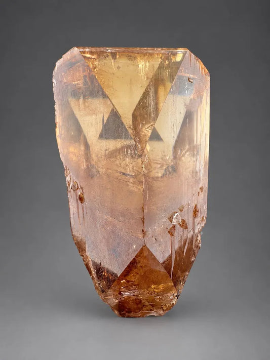 Golden Topaz Crystal from Skardu, Pakistan - 359 Grams
