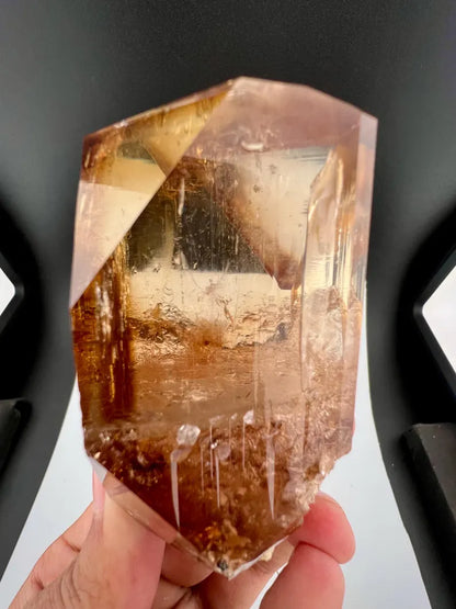 Golden Topaz Crystal from Skardu, Pakistan - 359 Grams
