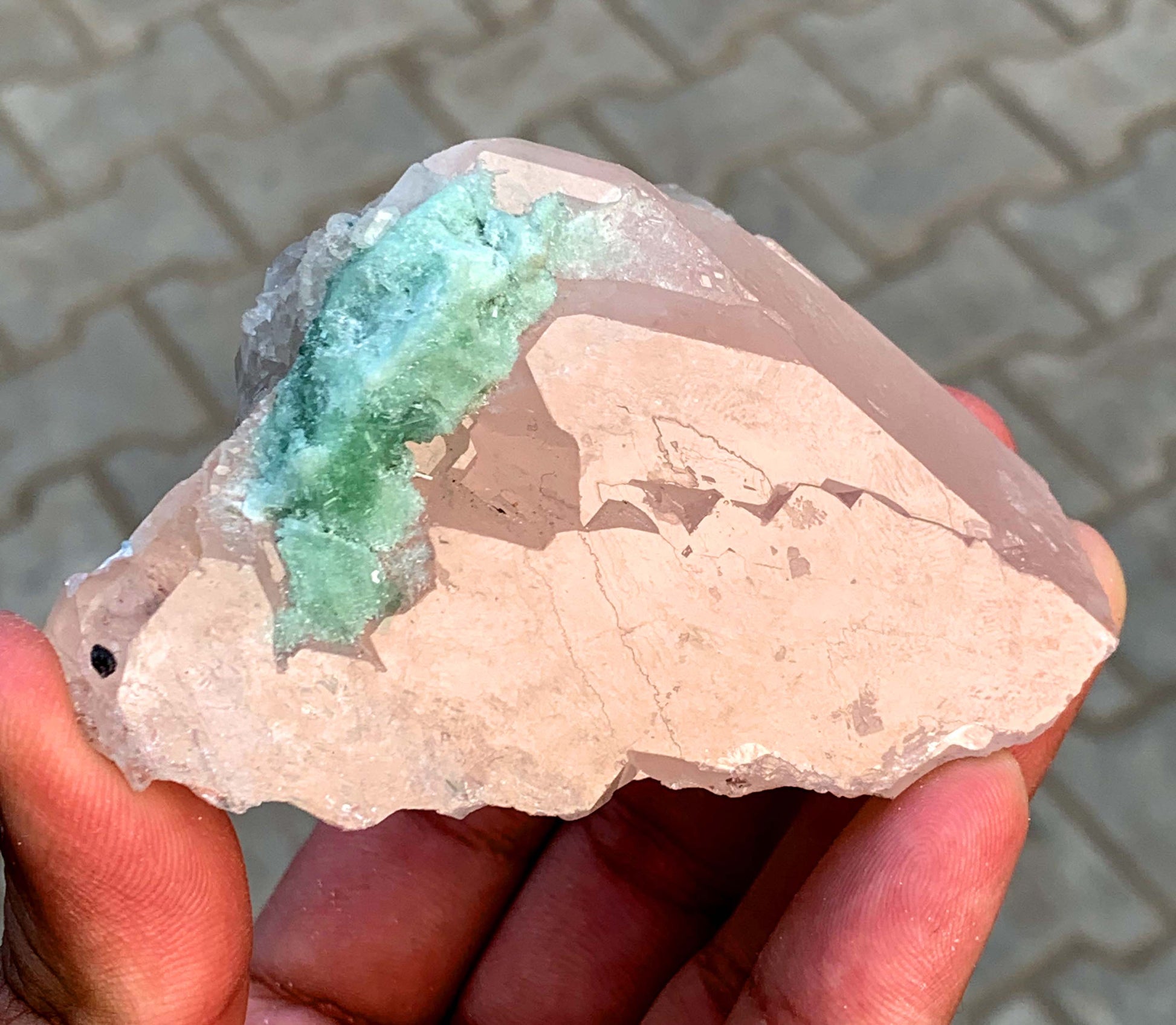 pink morganite crystal specimen
morganite mineral specimen for sale