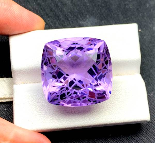 natural purple amethyst cut gemstone 40 carats
fancy cut amethyst gemstone deep purple