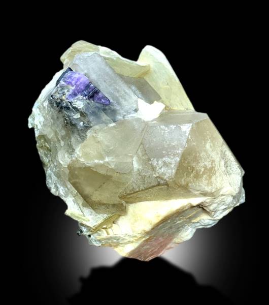 collector apatite crystal display stone
natural purple apatite mineral formation
multi mineral specimen quartz feldspar mica