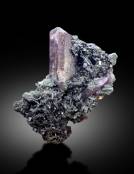 rare scapolite mineral specimen collector grade
natural purple scapolite crystal formation