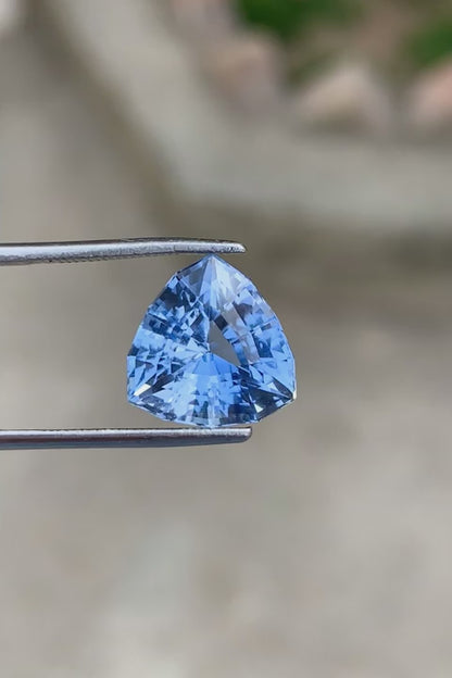 Genuine Santa Maria Aquamarine Stone, Loupe Clean Blue Aquamarine Gemstone For Ring, Natural Sky Blue Aquamarine Cut Stone, 5 Carat