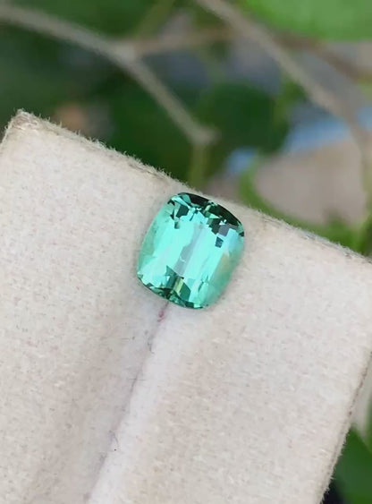 Seafoam Natural Tourmaline loose Gemstone, Lagoon Tourmaline Ring Stone