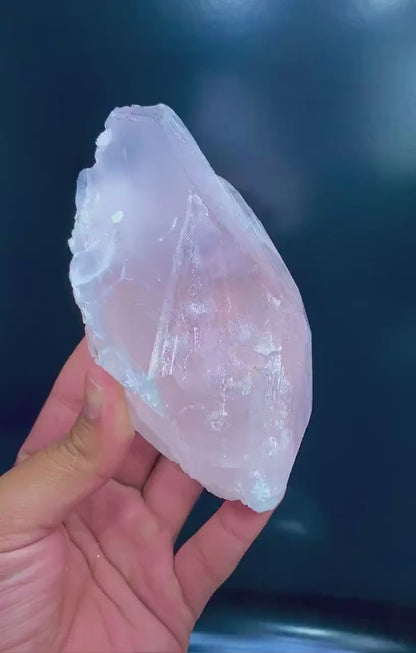 Pink Morganite Crystal, Morganite Specimen, Terminated Morganite, Top Grade Morganite, Mineral Specimen, Raw Morganite, Raw Crystals, 678 g