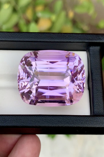 Natural Kunzite Gemstone, Lilac Kunzite Loose Stone, Faceted Kunzite Stone
