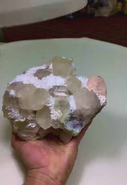 Natural Morganite Specimen with Tourmalines Cleavlandite Albite and Quartz from Afghanistan, Morganite Specimen, Morganite For Sale 2566 g