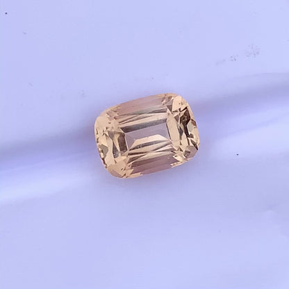 Cushion Cut Topaz Loose Gemstone For Ring, Faceted Topaz Stone, 10.95 CT