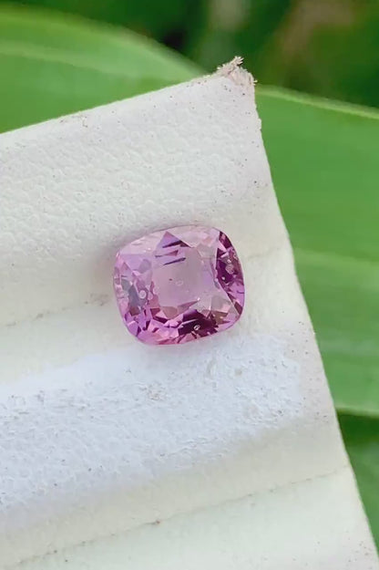 Magenta Pink Spinel Gemstone, Spinel Valentines Ring Jewelry Stone, Cushion Cut Spinel, VVS Clarity Excellent Luster, Perfect Color, 1.80 CT