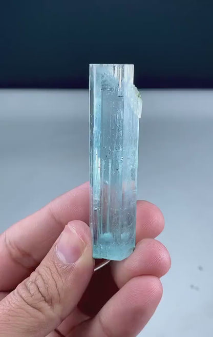 Transparent Sky Blue Color Aquamarine Crystal, Aquamarine Gemstone, Aquamarine from Shigar valley Skardu Pakistan - 39 gram