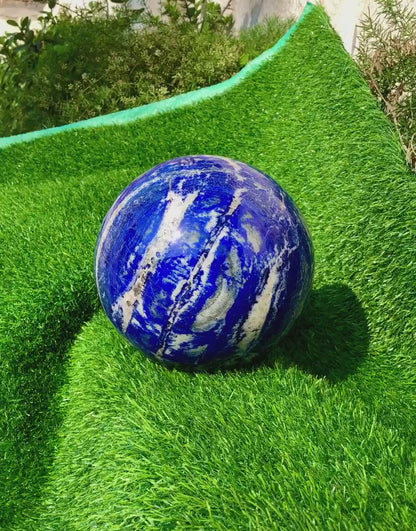 Lapis Lazuli Polished Ball, Blue Lapis, Polished Ball, Polished Stone, Lapis stone, Home Decor, Display Specimen - 8460 gram